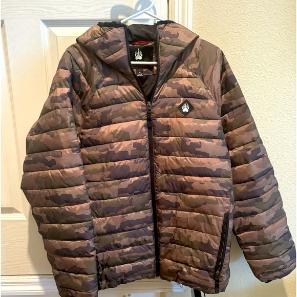 Duluth Trading Alaskan HardGear Men´s Large Camo Puffer Full Zip - Picture 1 of 4